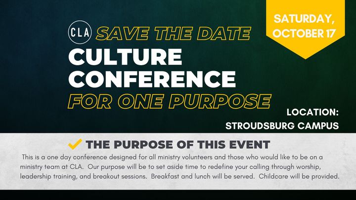 Culture Conference - Saturday October 17