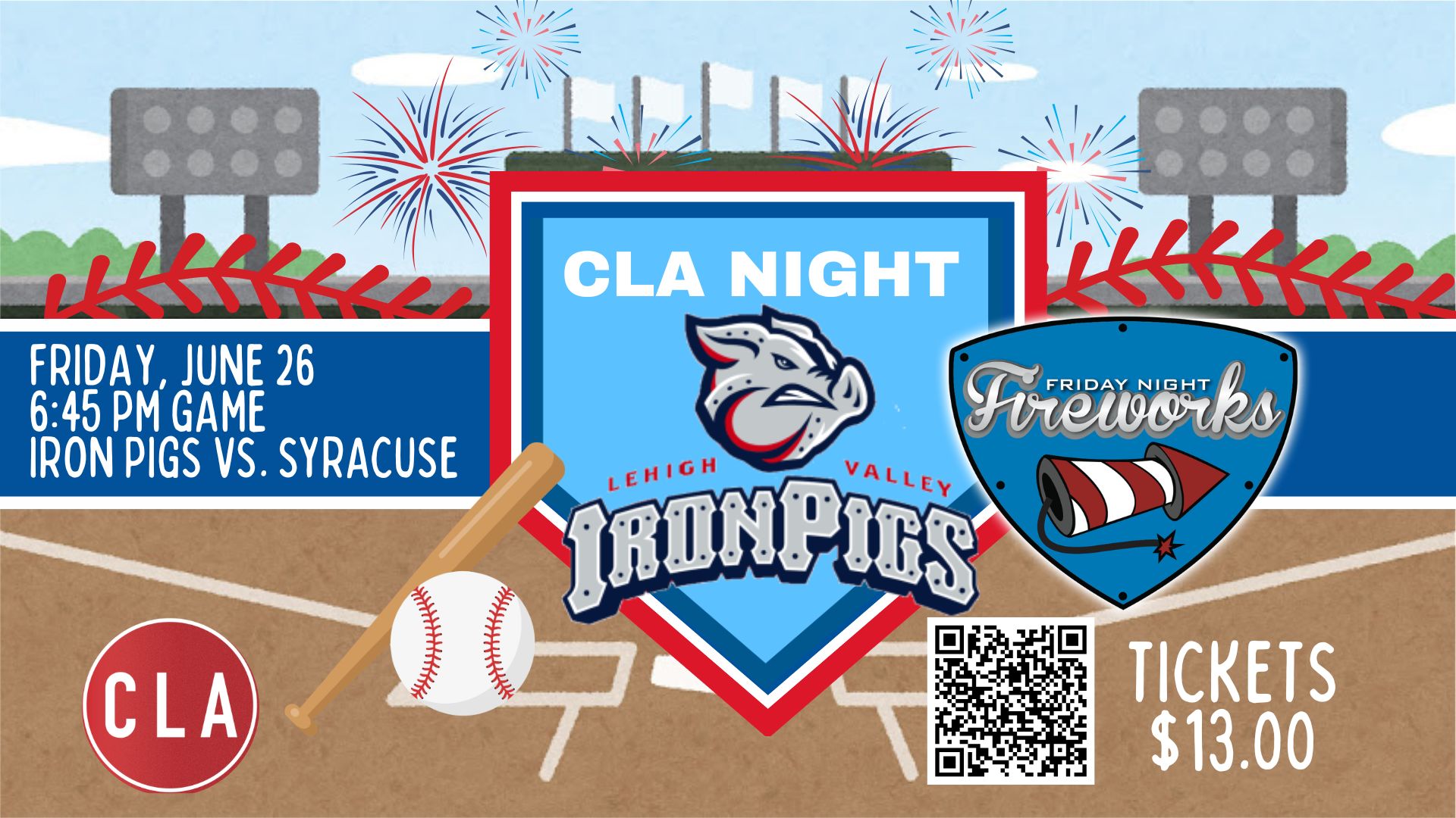 CLA Night Iron Pigs Game