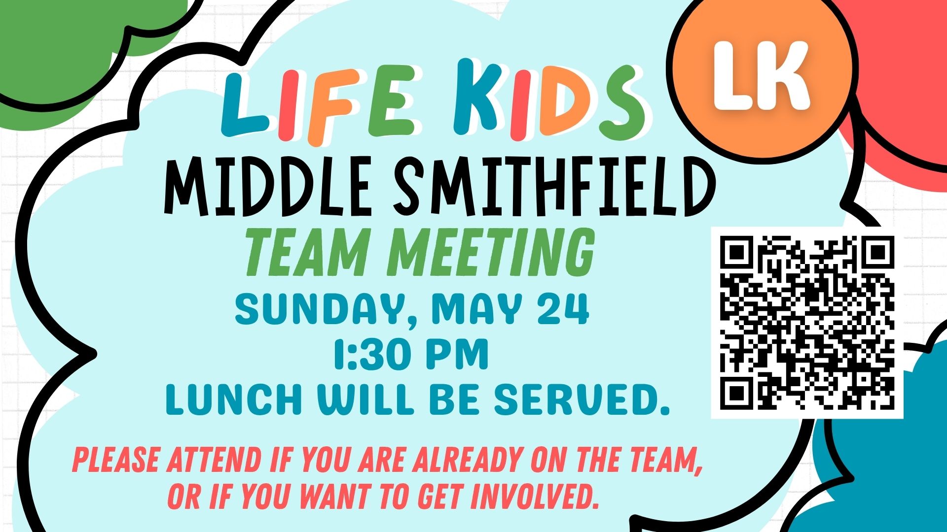 Life Kids Middle Smithfield Team Meeting