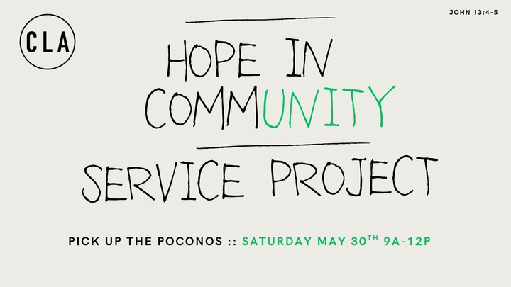 Hope in Community - Pick Up the Poconos